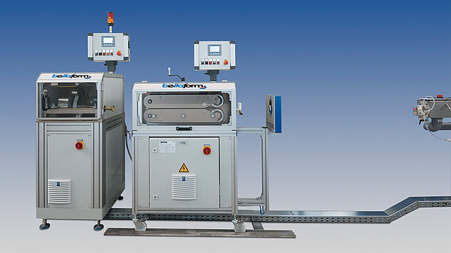 Mono-Extrusionsanlage, komplett mit Nachfolge-Ausrüstung